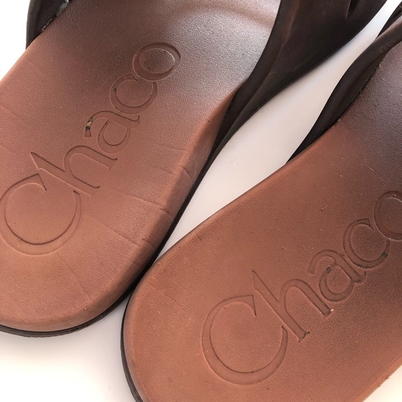 Chaco 8 Chillos Slide Sandals Slip On Adjustable JCH107820 men’s red burgundy - Picture 8 of 9